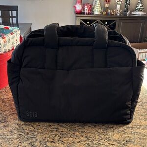 BEIS Black Duffel Bag